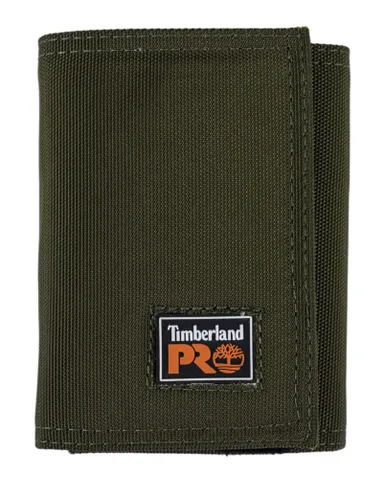 Timberland PRO Men's Cordura Velcro Nylon RFID Trifold
