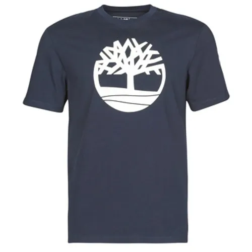 Timberland  SS KENNEBEC RIVER BRAND TREE TEE  men's T shirt in Blue