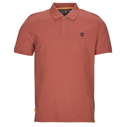 Timberland  SS Millers River Pique Polo (RF)  men's Polo shirt in Brown
