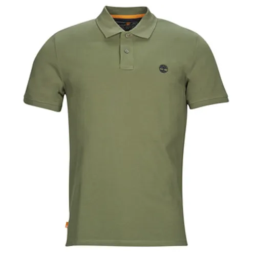 Timberland  SS Millers River Pique Polo (RF)  men's Polo shirt in Kaki