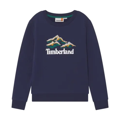 Timberland , Sweatshirts ,Blue male, Sizes:
