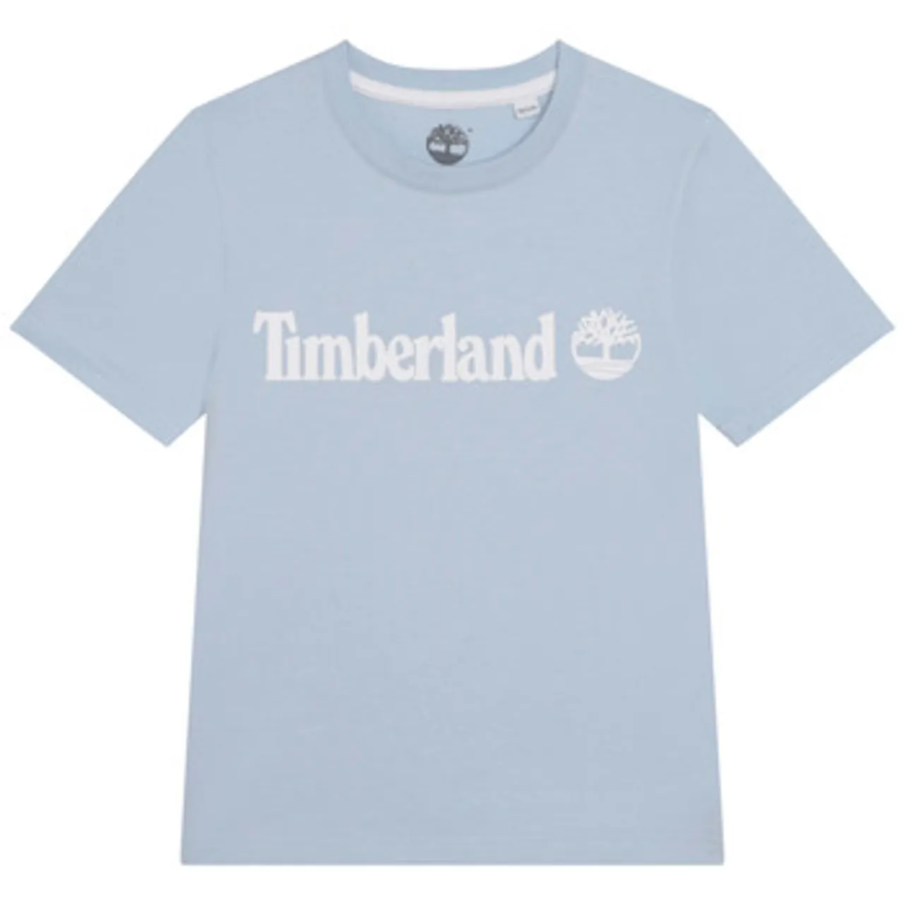 Timberland  T25T77  boys's Children's T shirt in Blue