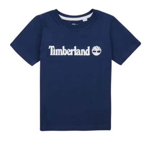 Timberland  T25T77  boys's Children's T shirt in Marine