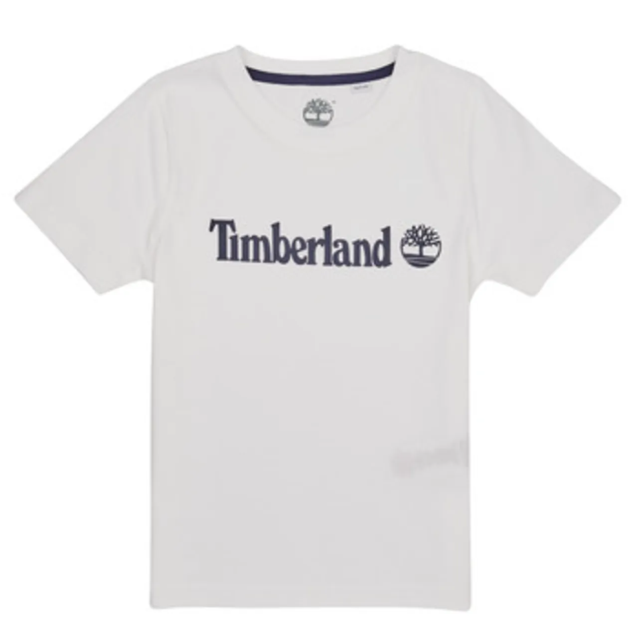 Timberland  T25T77  boys's Children's T shirt in White