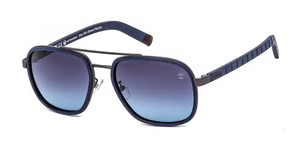 Timberland TB9231D Asian Fit 91D Men's Sunglasses Blue Size 59