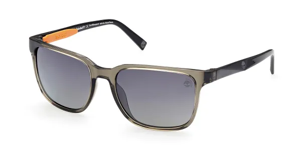 Timberland TB9273 Polarized 97D Men's Sunglasses Green Size 56