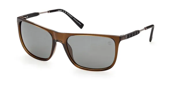 Timberland TB9281 Polarized 97D Men's Sunglasses Green Size 62