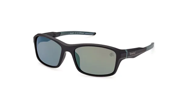 Timberland TB9293 Polarized 02R Men's Sunglasses Black Size 58