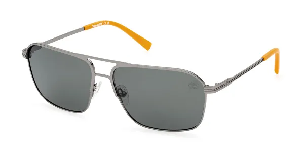 Timberland TB9316 Polarized 09R Men's Sunglasses Silver Size 61
