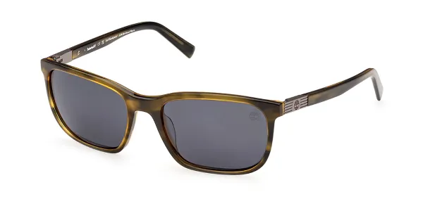 Timberland TB9318 Polarized 96D Men's Sunglasses Green Size 56