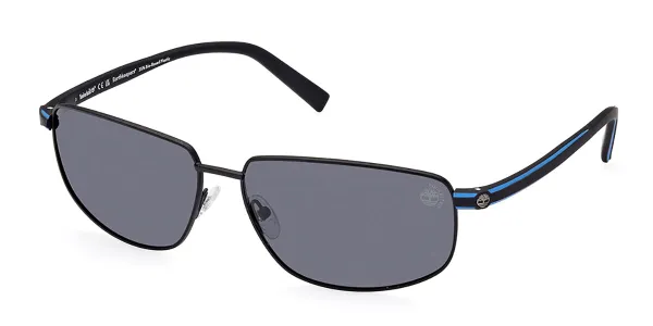 Timberland TB9325 Polarized 02D Men's Sunglasses Black Size 65