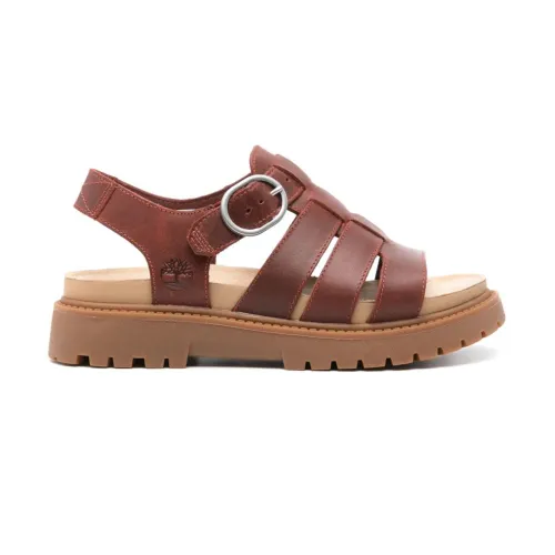 Timberland , Timberland Sandals Red ,Red female, Sizes: