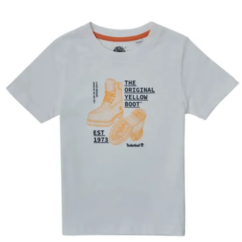 Timberland  TOULOUSA  boys's Children's T shirt in White
