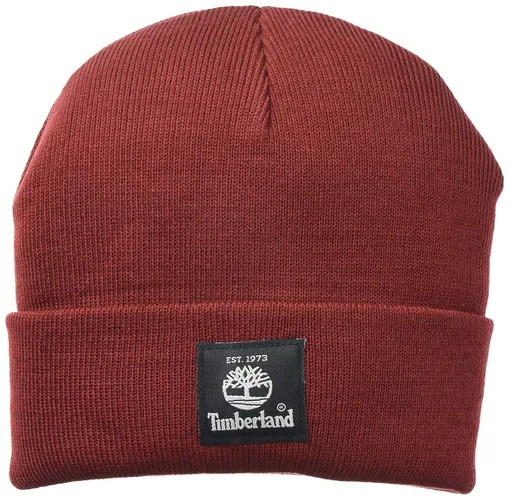 Timberland Unisex's Short Watch Cap with Woven Label Cold