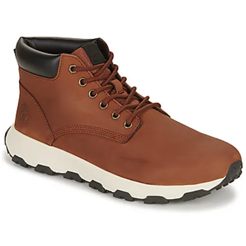 Timberland  WINSOR PARK LEATHER CHUKKA  men's Shoes (High-top Trainers) in Brown