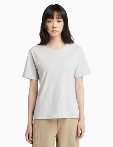 Timberland Womens Dunstan Pure Cotton T-Shirt - L - Medium Grey Mix, Medium Grey Mix,Black