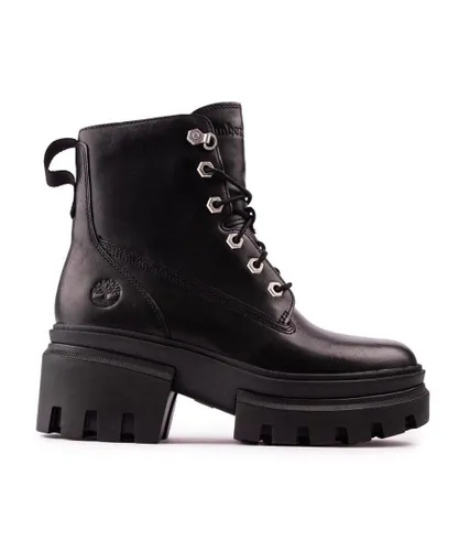 Timberland Womens Everleigh Lace Up Boots - Black