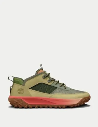 Timberland Womens GreenStride™ Motion 6 Leather Trainers - 5 - Camel, Camel,Black