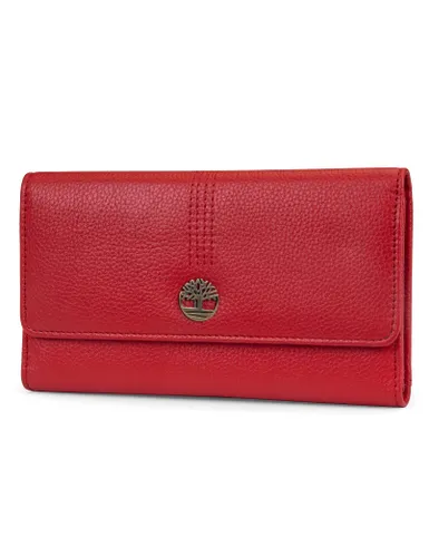 Timberland womens Leather Rfid Flap Cluth Organizer Wallet