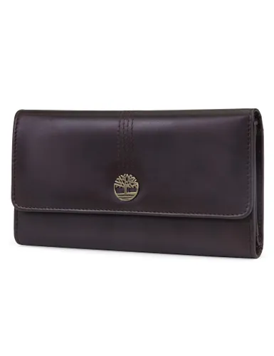 Timberland womens Leather Rfid Flap Cluth Organizer Wallet
