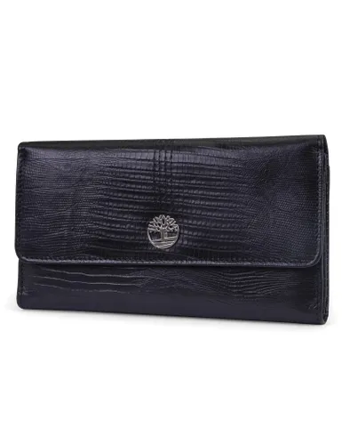 Timberland Women's Leather RFID Flap Wallet Cluth Organizer