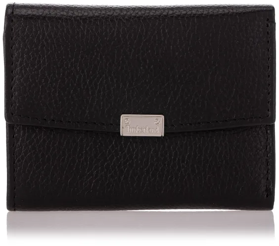 Timberland Women's Leather RFID Small Indexer Snap Wallet
