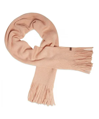 Timberland Womens Long Brushed Wool Peach Scarf A1EGL 675 A1 Textile - One