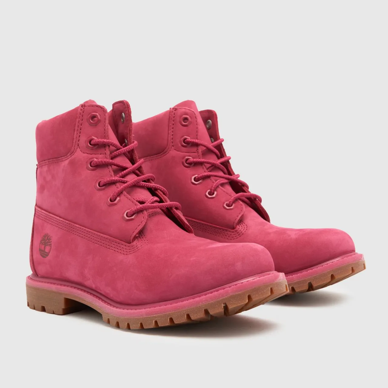 Timberland Women's Pink Premium 6inch Boots