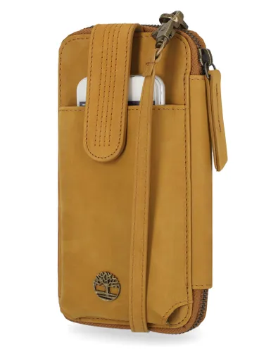 Timberland Women's RFID Leather Phone Crossbody Wallet Bag