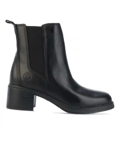 Timberland Womenss Dalston Vibe Chelsea Boots in Black Leather (archived)