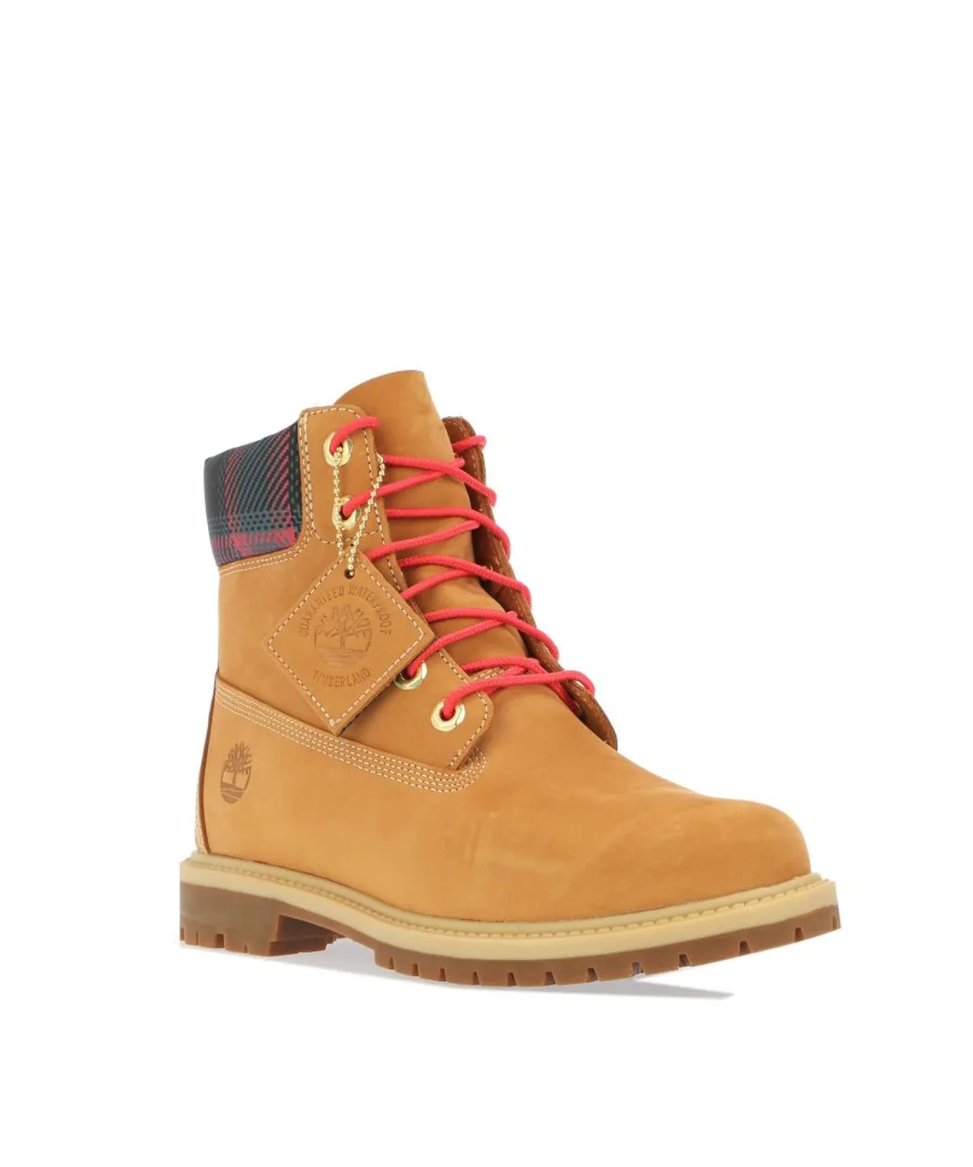 Timberland Womenss Heritage 6 Inch Waterproof Boots in Wheat - Natural Leather (archived)