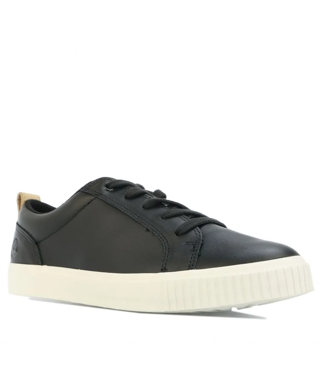 Timberland Womenss Newport Bay Leather Oxford Trainers in Black Leather (archived)
