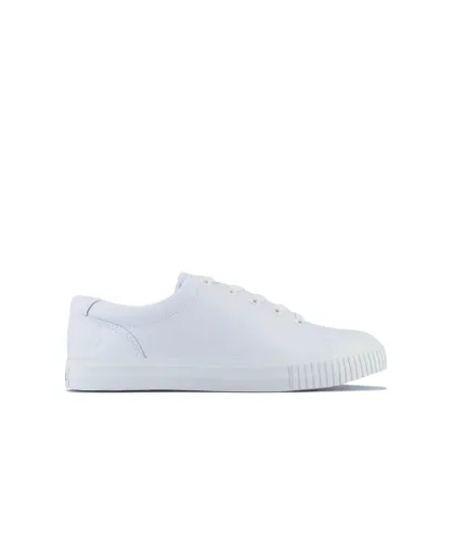 Timberland Womenss Skyla Bay Leather Oxford Trainers in White Leather (archived)