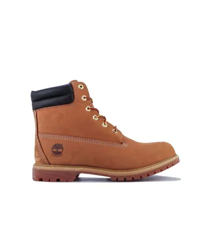 Timberland Womenss Waterville 6 Inch Double Collar WP Boots in Wheat - Brown Leather (archived)