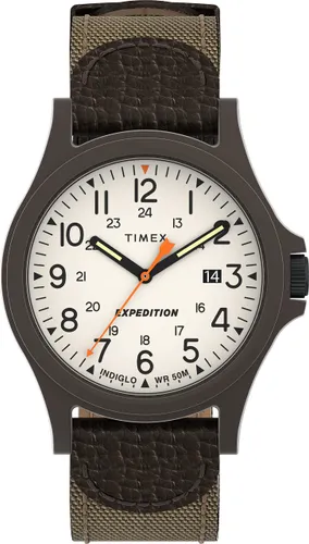Timex Expedition Acadia Men's 40mm Leather Strap Watch
