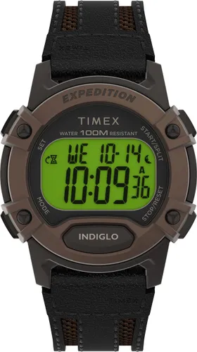 Timex Expedition CAT5 Men's 41mm Leather Strap Watch