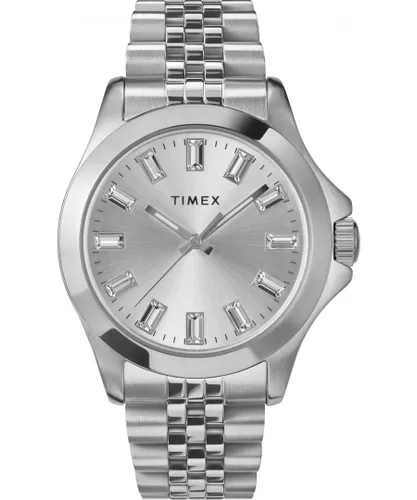 Timex Kaia WoMens Silver Watch TW2V79900 Stainless Steel (archived) - One Size