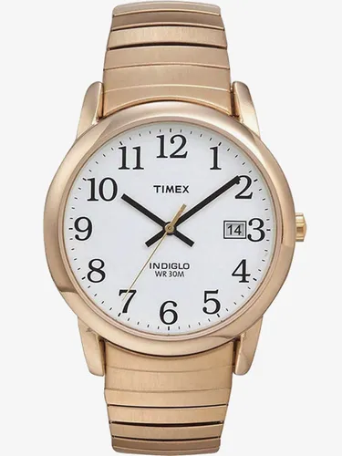 Timex Ladies Easy Reader Gold Plated Watch T2H301D7