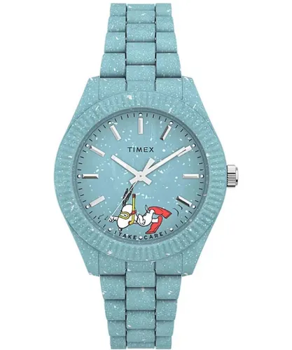 Timex Legacy Ocean X Peanuts WoMens Blue Watch TW2V53200 - One Size
