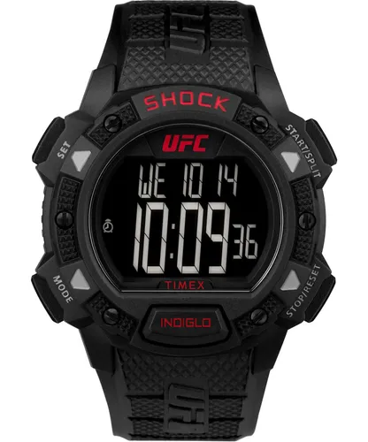 Timex Men's Digital Quartz Watch with Silicone Strap