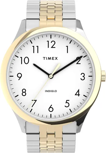 Timex Modern Easy Reader 40 mm Mens Two-tone Expansion Band