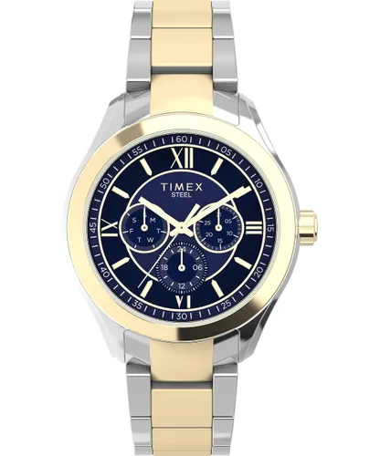 Timex Multifunction men's 42 mm stainless steel strap watch