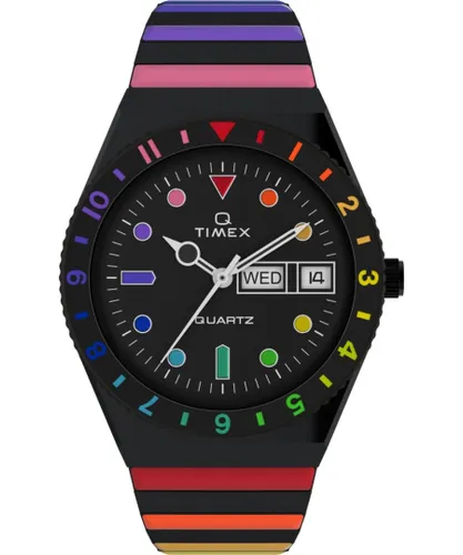 Timex Q Rainbow WoMens Multicolour Watch TW2V65900 Stainless Steel (archived) - One Size