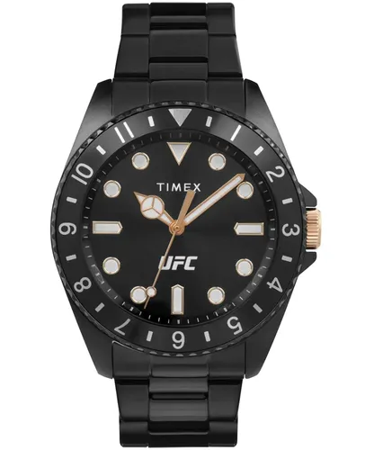 Timex UFC Men's 42mm Stainless Steel Black Bracelet Watch