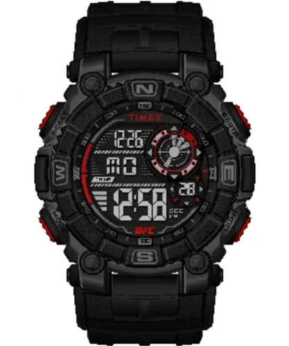 Timex Ufc Redemption Mens Black Watch TW5M53700 - One Size