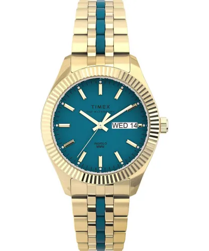 Timex Waterbury WoMens Multicolour Watch TW2U82600 Stainless Steel - One Size