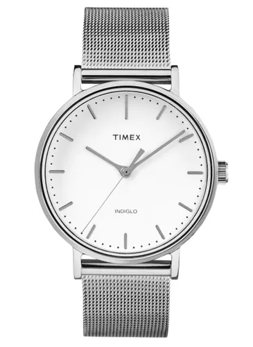Timex Womens Analogue Classic Quartz Watch with Stainless