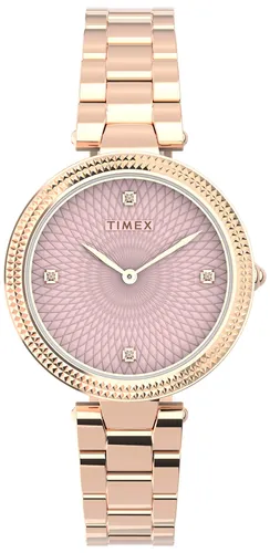 Timex Women's Analogue Quartz Watch with Acier inoxydable