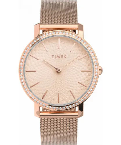 Timex WoMens Rose Gold Watch TW2V52500 Stainless Steel (archived) - One Size