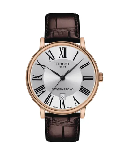 Tissot Carson Mens Brown Watch T1224073603300 Leather (archived) - One Size